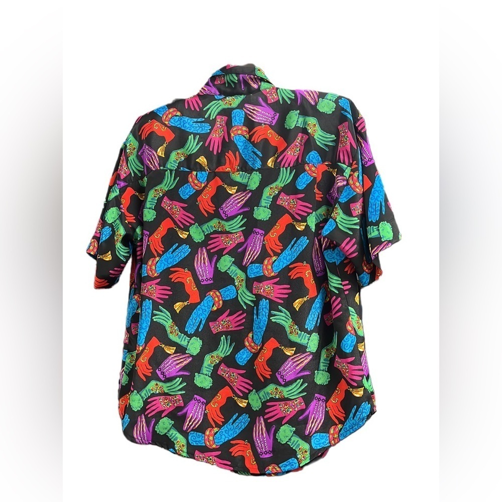 Women’s Vintage Jewelry Short Sleeve Shirt - Picture 2 of 2